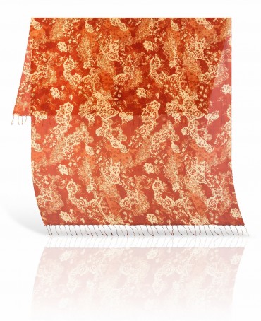 Палантин Женский S30-LACE/YEL.RUST